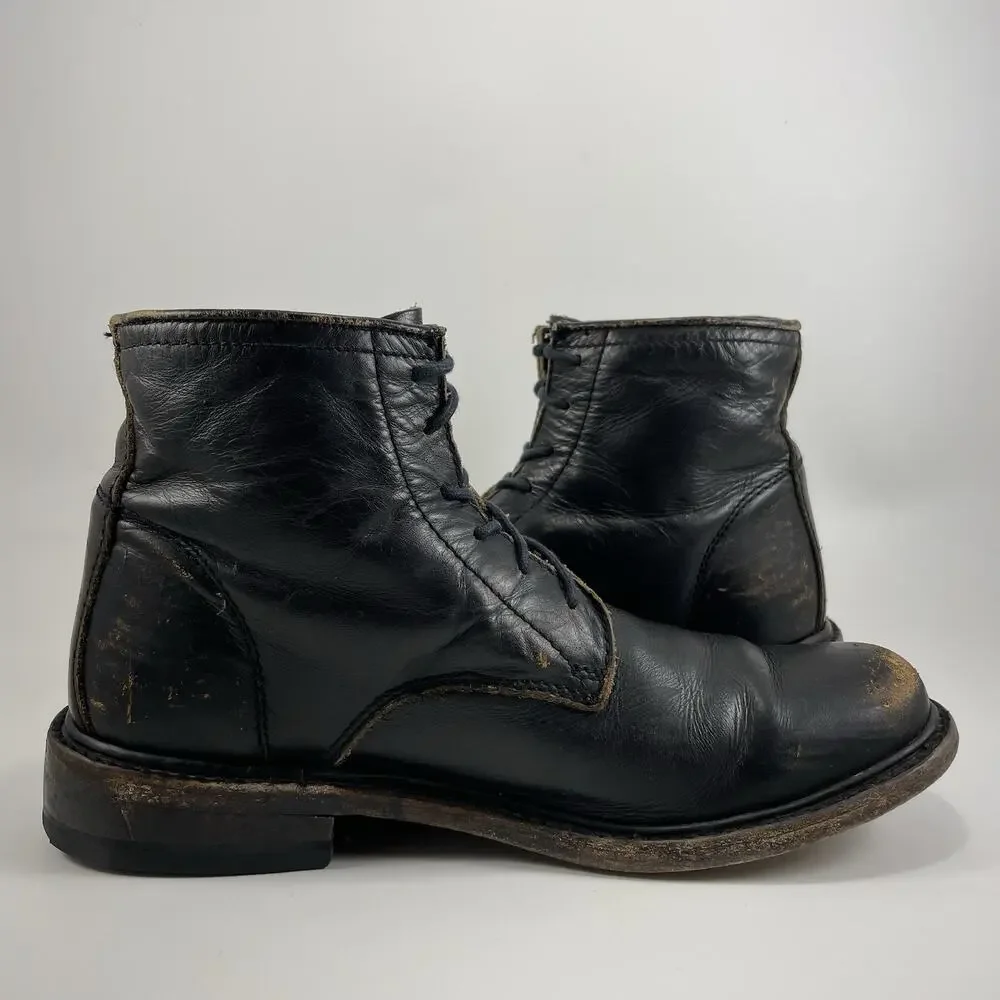 Harley Davidson Barrineau 5.5-In Black Label Boots Mens Size 7.5 Lace Up Chukka